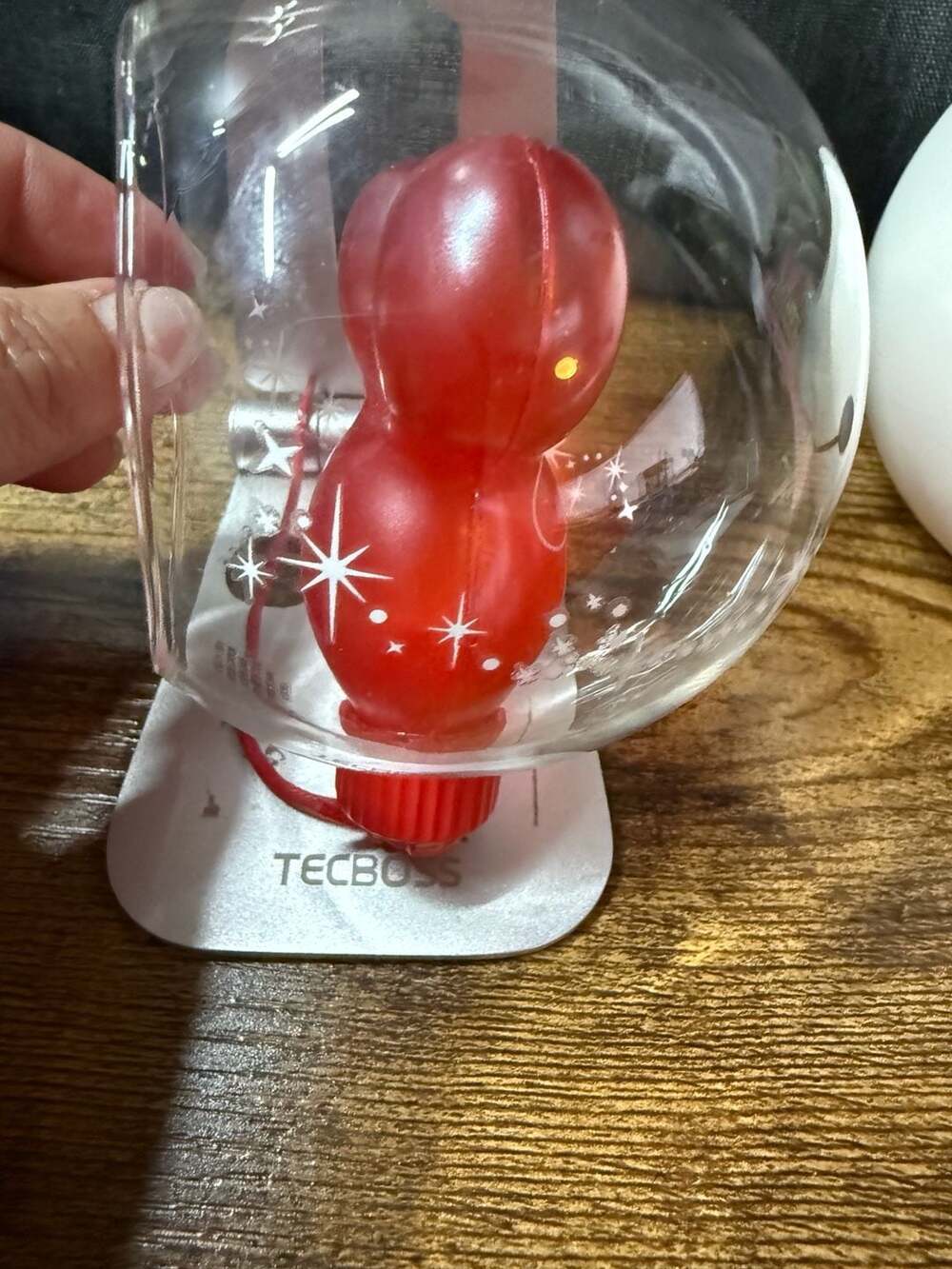 EUC Disney Parks Mickey Mouse Red Balloon Sketchbook Light-Up Ornament - Picture 4 of 5